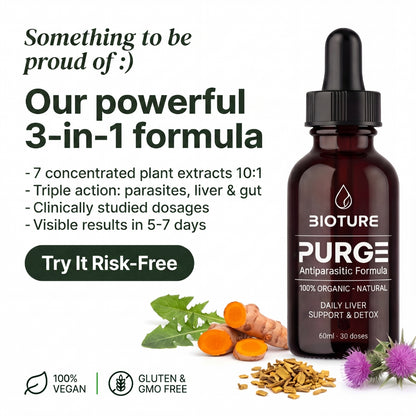 PURGE™ — Natural Antiparasitic Formula (Clear Intestinal Parasites in 21 Days)